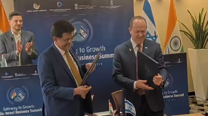 भारत-इस्राइल के रिश्तों में ऐतिहासिक कदम, दोनों देशों के बीच एफटीए के समझौते की शर्तों पर हस्ताक्षर